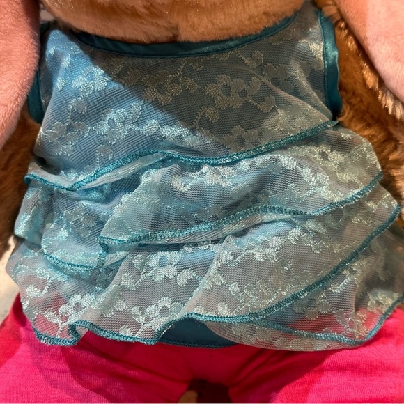 Build-A-Bear Blue‎ Lace Top and Pink Leggings, Plush NOT Included - Picture 8 of 10